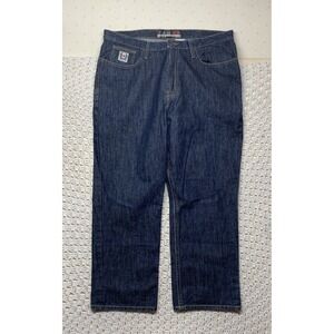 Cinch WRX Jeans Mens‎ 42x30 Blue Denim Flame Resistant Straight Leg Work HRC-2